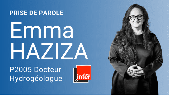 Changement climatique et eau - Emma Haziza (Docteur P05) sur France Inter