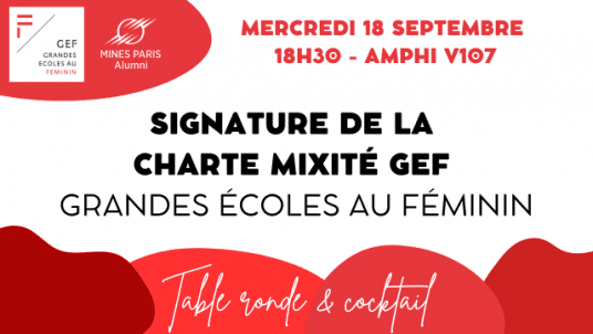 Signature de la Charte Mixité